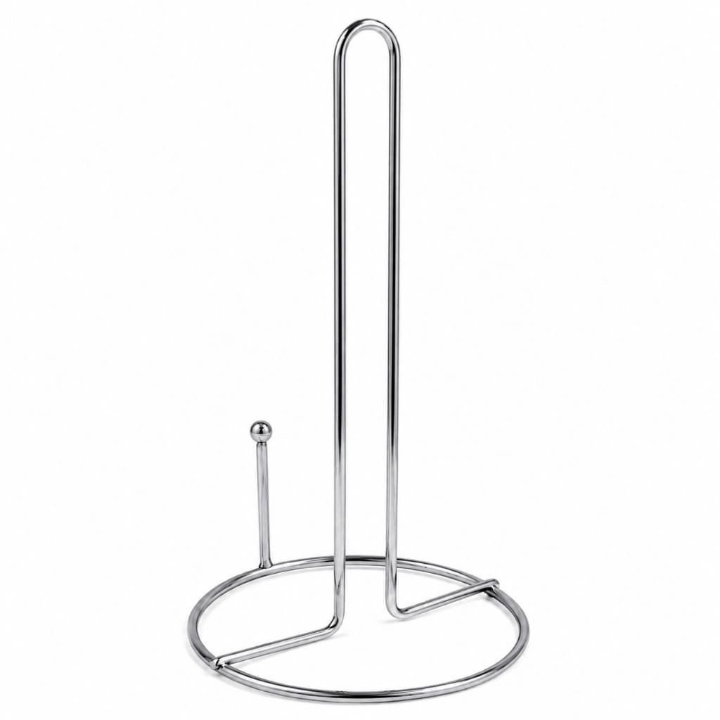 Porta Papel Toalha Suporte De Bancada Metal Cromado Organizador Cozinha Elegante Pratico Moderno