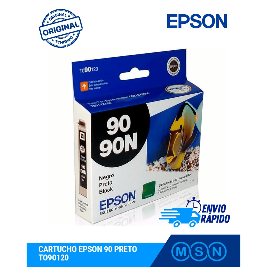 Cartucho Epson 90 Preto 90120 original