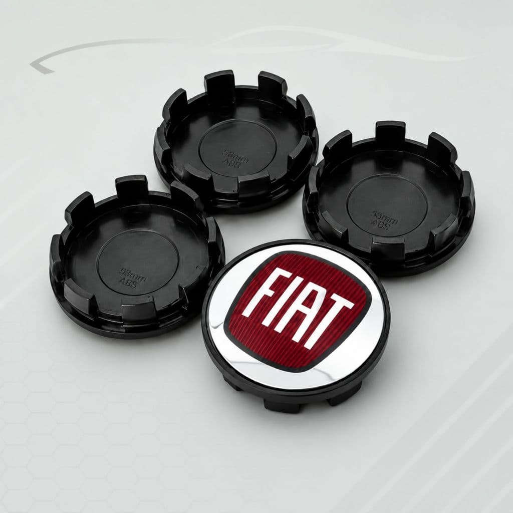 Kit Calotinhas Centro De Roda Miolo Calota Fiat Uno Strada