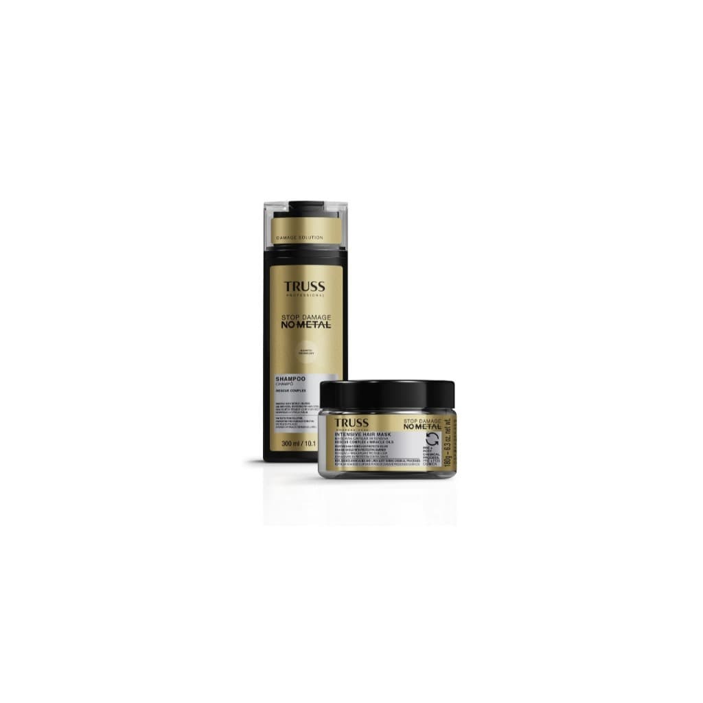 Kit Truss Stop Damage No Metal Shampoo e Máscara