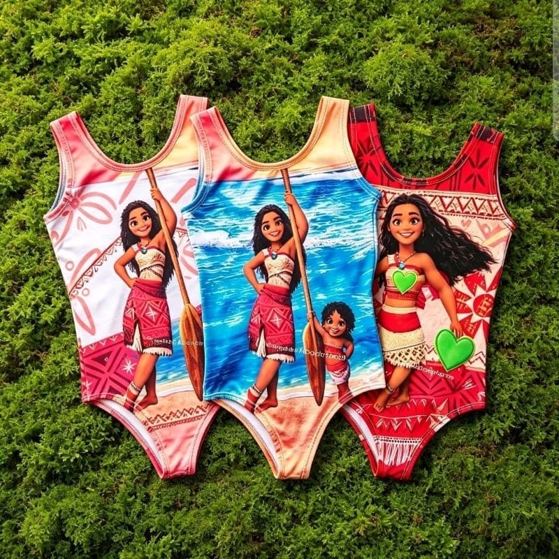 Body Infantil Moana Moda Blogueirinha Maio Promoção Bory Modinha Festa Fantasia Temático Filme Moana