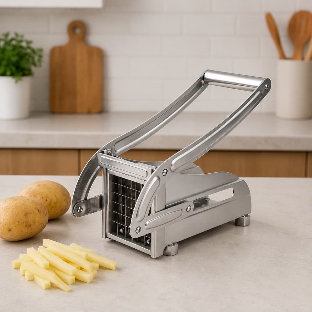 Cortador Picador Profissional Legumes Batata Palito Frutas Tomate Fatiador Manual Alavanca