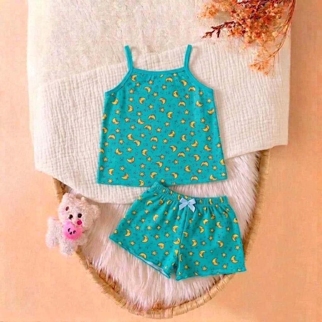 Pijama Blusinha E Short Menina Verão Bebê Conforto Suede