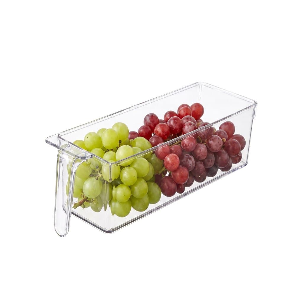 organizador de acrílico geladeira sem tampa transparente para cozinha e geladeira