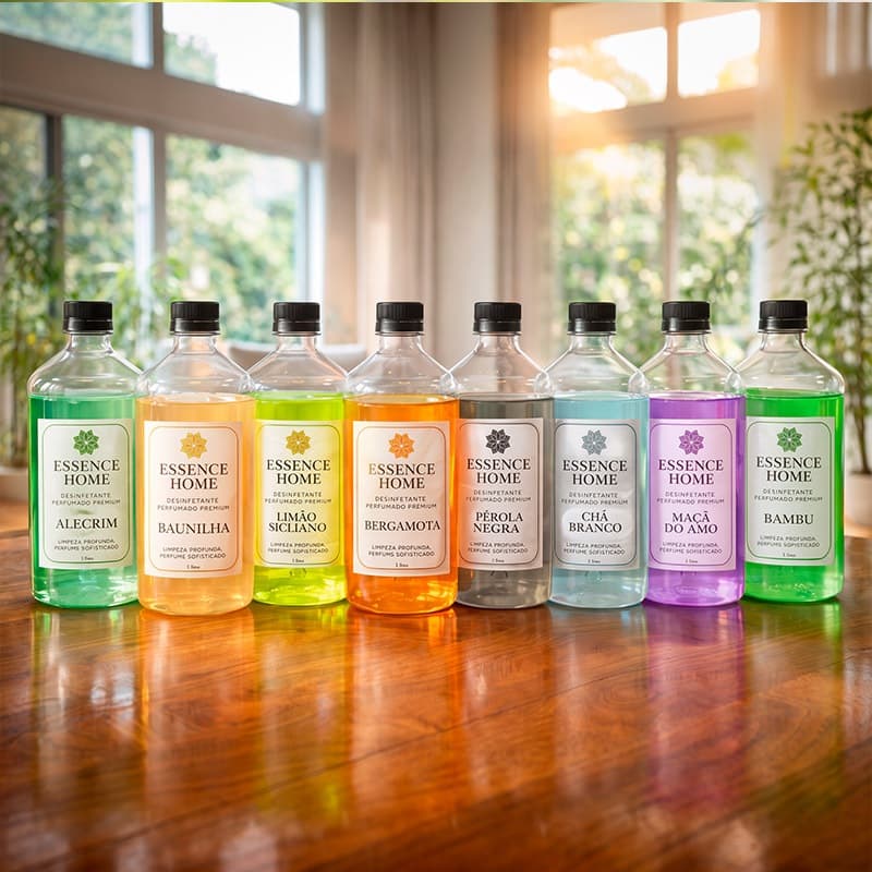 Desinfetante Premium Concentrado – 1 Litro - limpeza profunda, perfuma por horas!