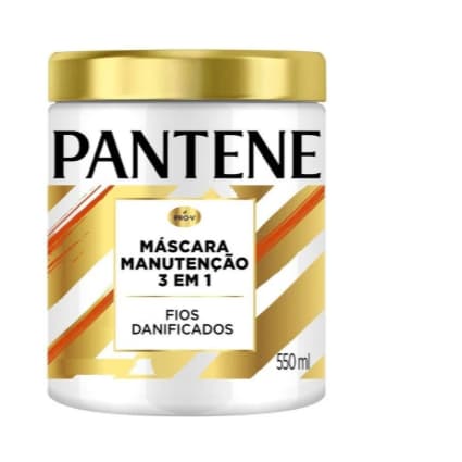 Máscara Pantene Manutenção Fios Danificados 3 em 1 550ml