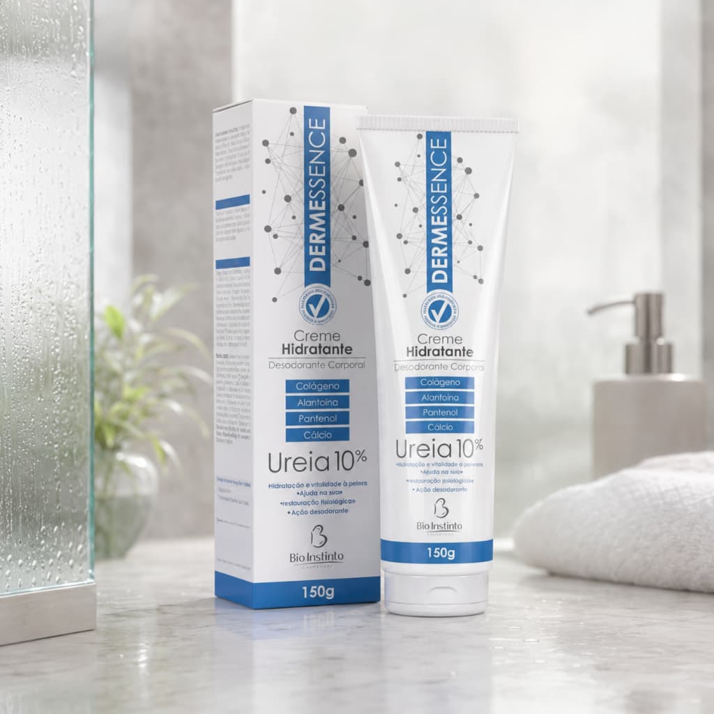 Dermessence Bio Instinto Ureia 10% 150g Creme Hidratante Corporal Pele Seca com Pantenol e Mulateiro
