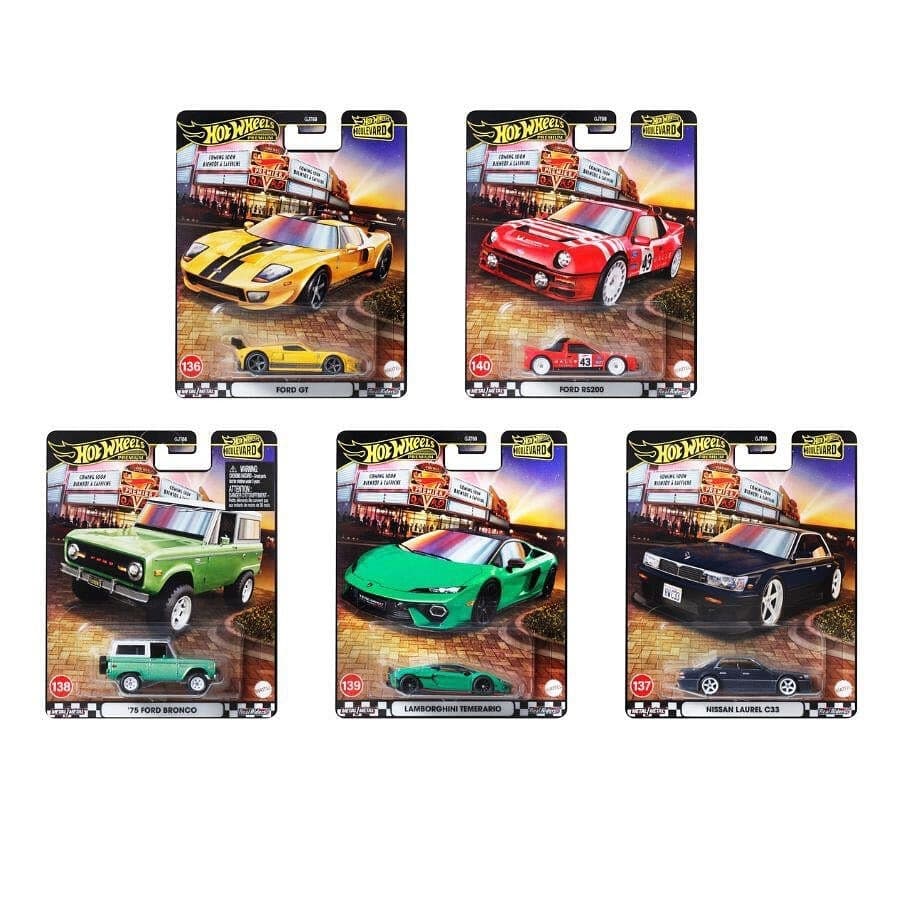 Carrinho em Miniatura Coleção Hot Wheels Premium Boulevard Escala 1:64