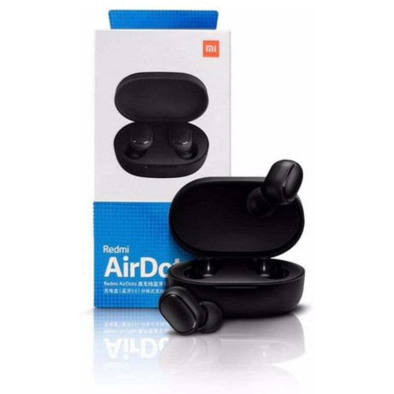 Fone de Ouvido Redmi AirDots S Preto Xiaomi Bluetooth 5.0 TWS