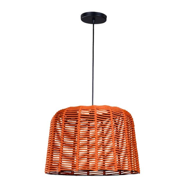 Luminária Decorativa Pendente - Rustico - Corda Náutica - Modelo Celeste