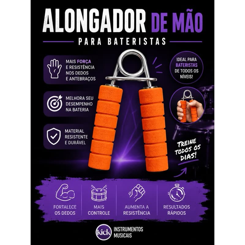 Alongador de Mão Para Bateristas