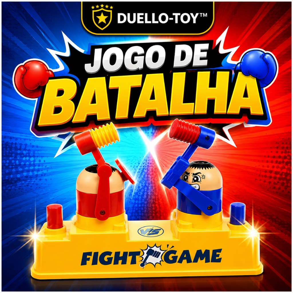 Jogo de Batalha ⚔️ 2 Jogadores 🎮 Interativo 🔥 Desafio Competitivo 🏆 Diversão em Família 👨‍👩‍👧‍👦