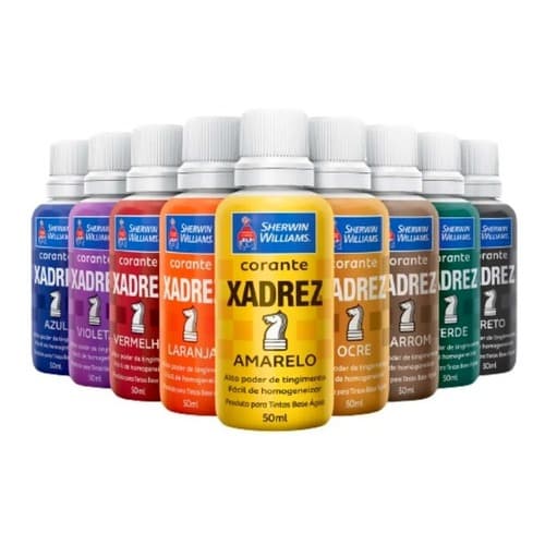 Corante Líquido Xadrez - Várias Cores 50ml