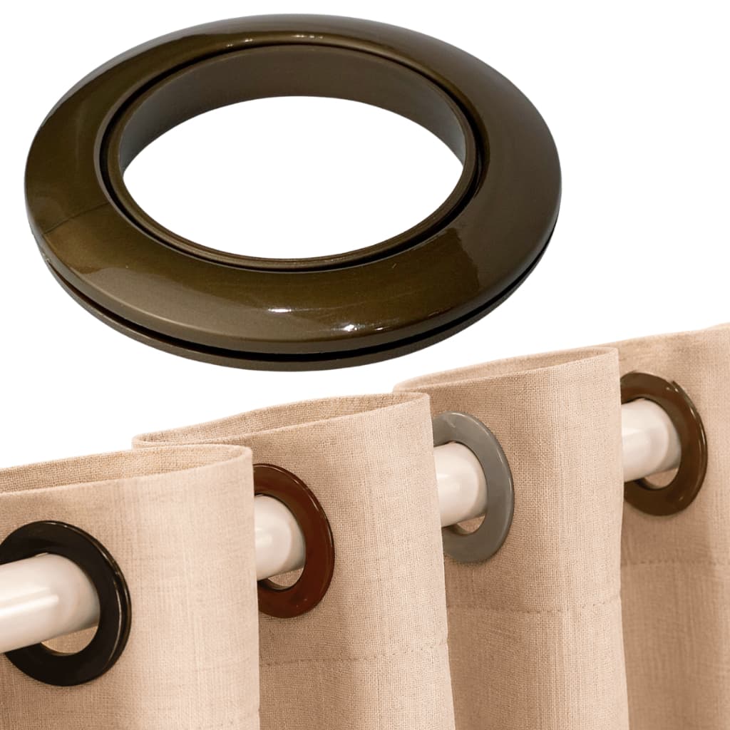 30 Pares Ilhos Para Cortina de Varão Simples ou Grosso Redondo 28mm Várias Cores