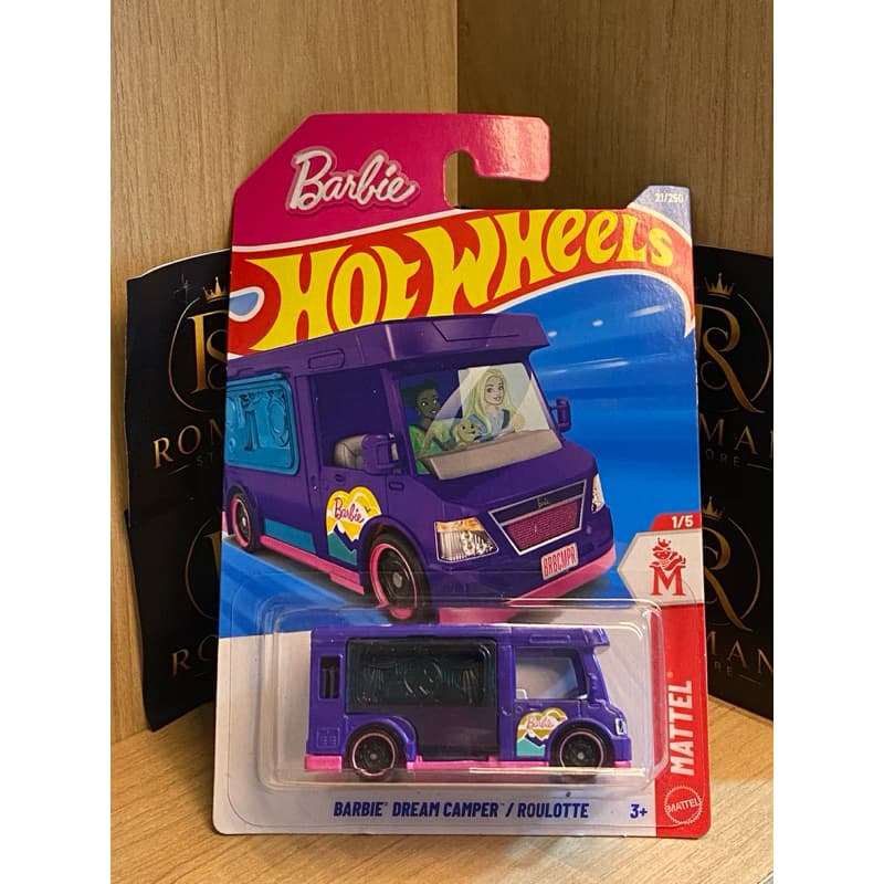 Miniatura Hot Wheels Barbie Dream Camper Trailer Roxo #21/250 (Lacrado)
