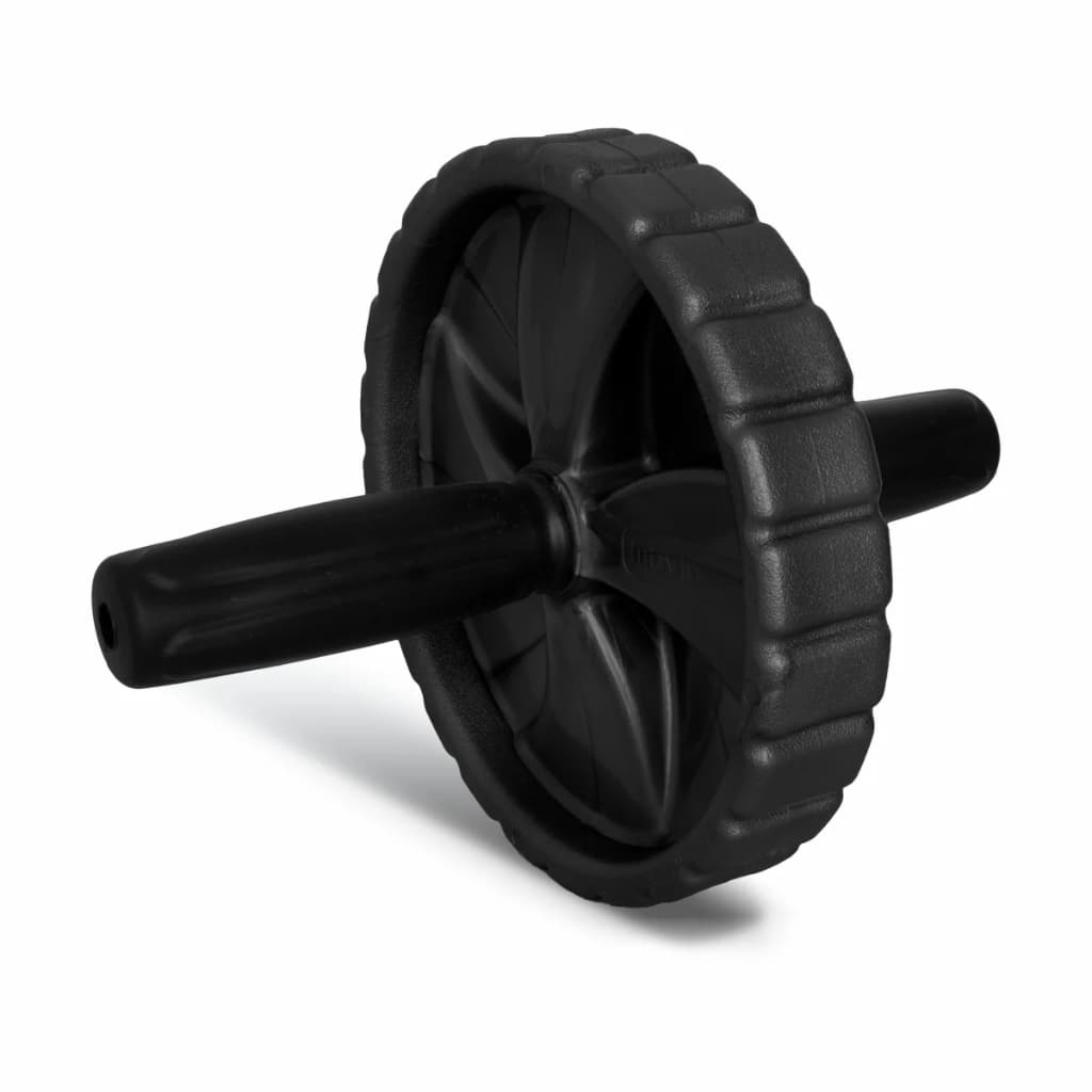 Roda de Exercício Abdominal Muvin Basics Preto Treino de Core Fortalecimento Casa e Academia Anti-derrapante