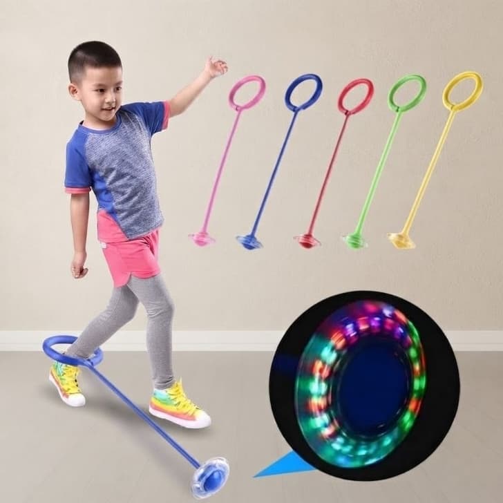 Brinquedo Corda de Pular com LED Infantil Iluminada Luzes Crianças Para Brincar em Casa Quintal Rua