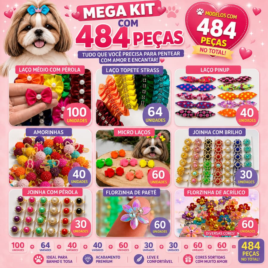 Laços Pet, LACINHOS para Pets – Lacinhos Pet Topete Banho & Tosa - Lacinhos Pet Atacado