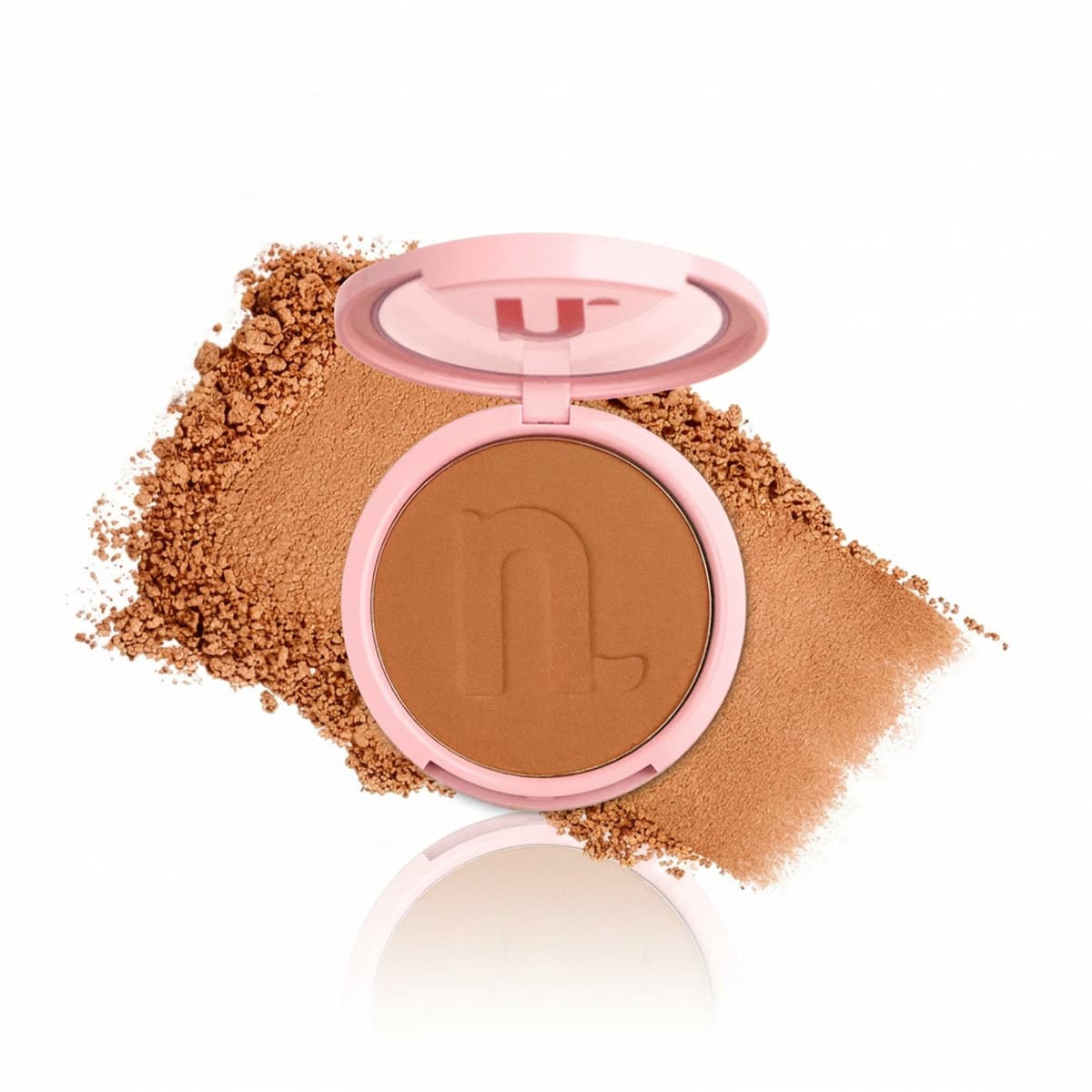 Nina Contorno Compacto Instant Matte Cor Cinnamon acabamento matte compacto para contorno natural e