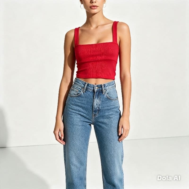 Cropped Feminino Ribana Alça Larga Básico Casual Verão Moda Feminina Top Cropped Confortável