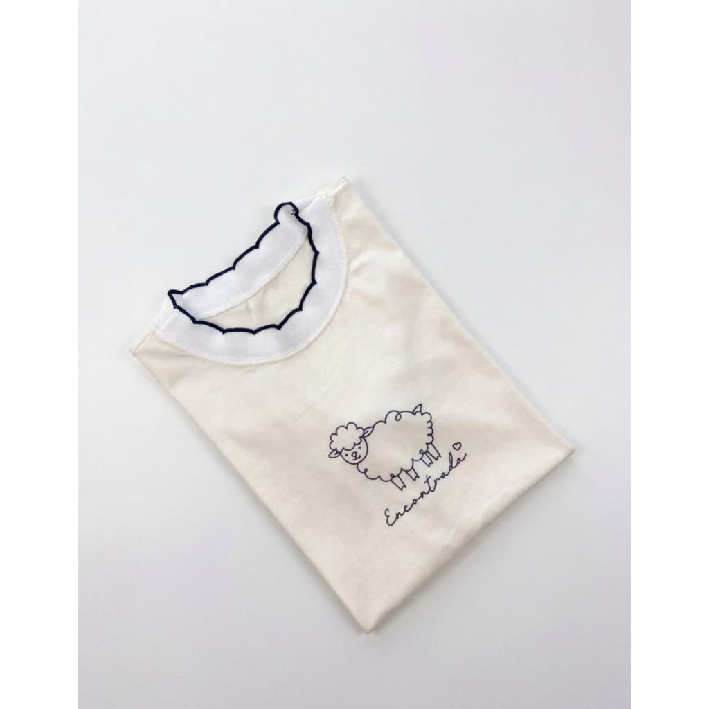 Blusa T-shirt Camiseta Babylook 100% Algodão Ovelhinha