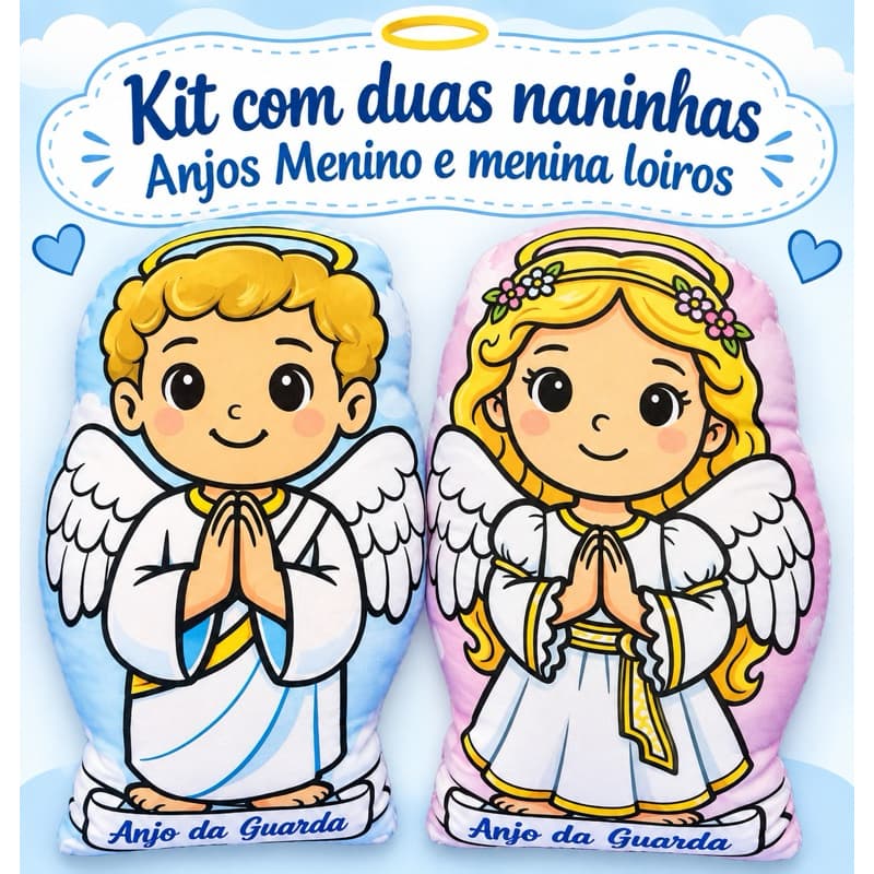 Anjo da Guarda Naninha Menina e Menino