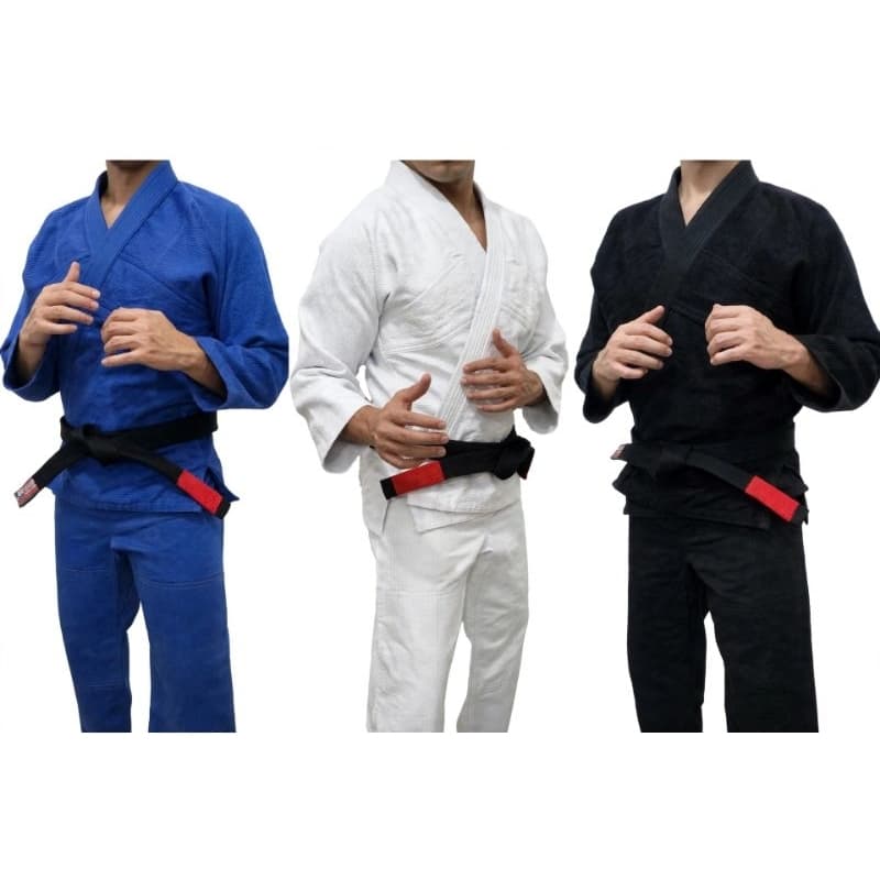 Kimono Jiu-Jitsu Trançado Adulto com Faixa Branca