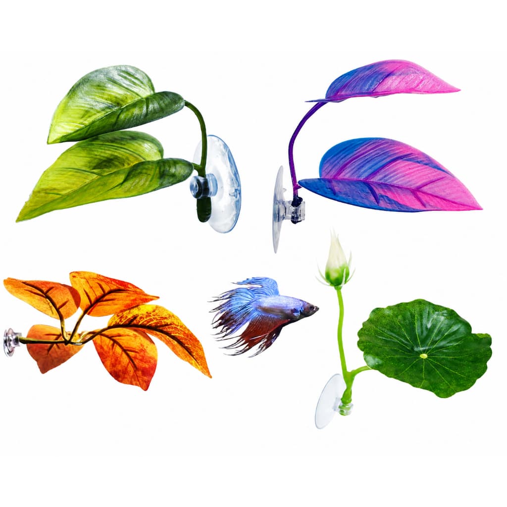Ornamento Decoração para Aquário Folhas de Descanso para Bettas