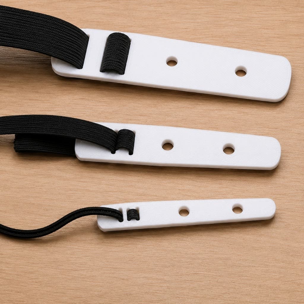 Kit Passador de Elástico e Cordão para costura 3 Tamanhos funcional 6mm 12mm 25mm corte e costura ajustes remendos