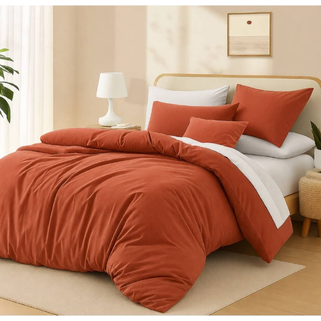 Capa De Edredom Casal KING Duvet Zíper Toque de Algodão 400 Fios PREMIUM Coberdrom LENÇOL DUPLO.