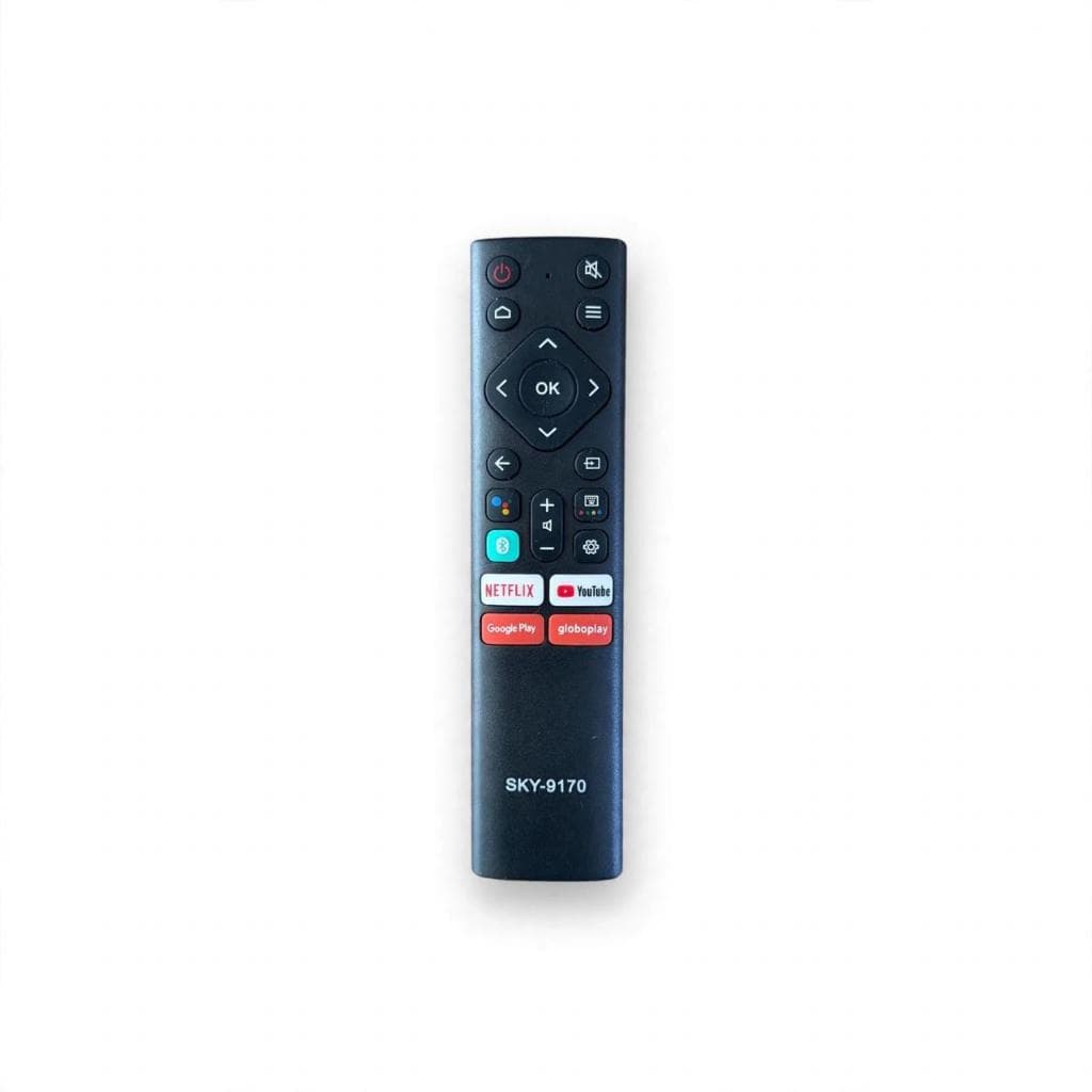 Controle Remoto Compativel TV Panasonic Smart 4K SKY-9170 C/ Netflix / Youtube / Google Play / Globo Play