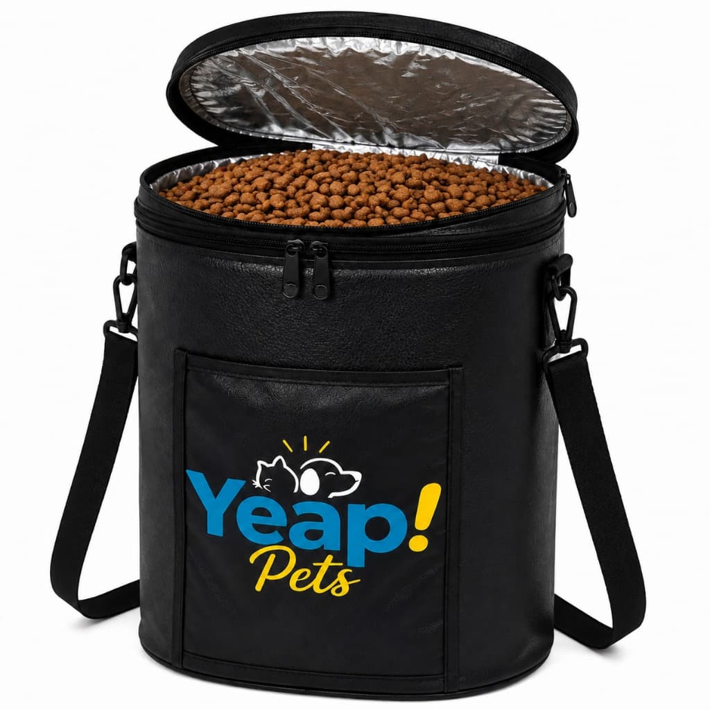Bolsa Porta Ração 8kg Cachorro Gato Impermeável Yeap! Pets