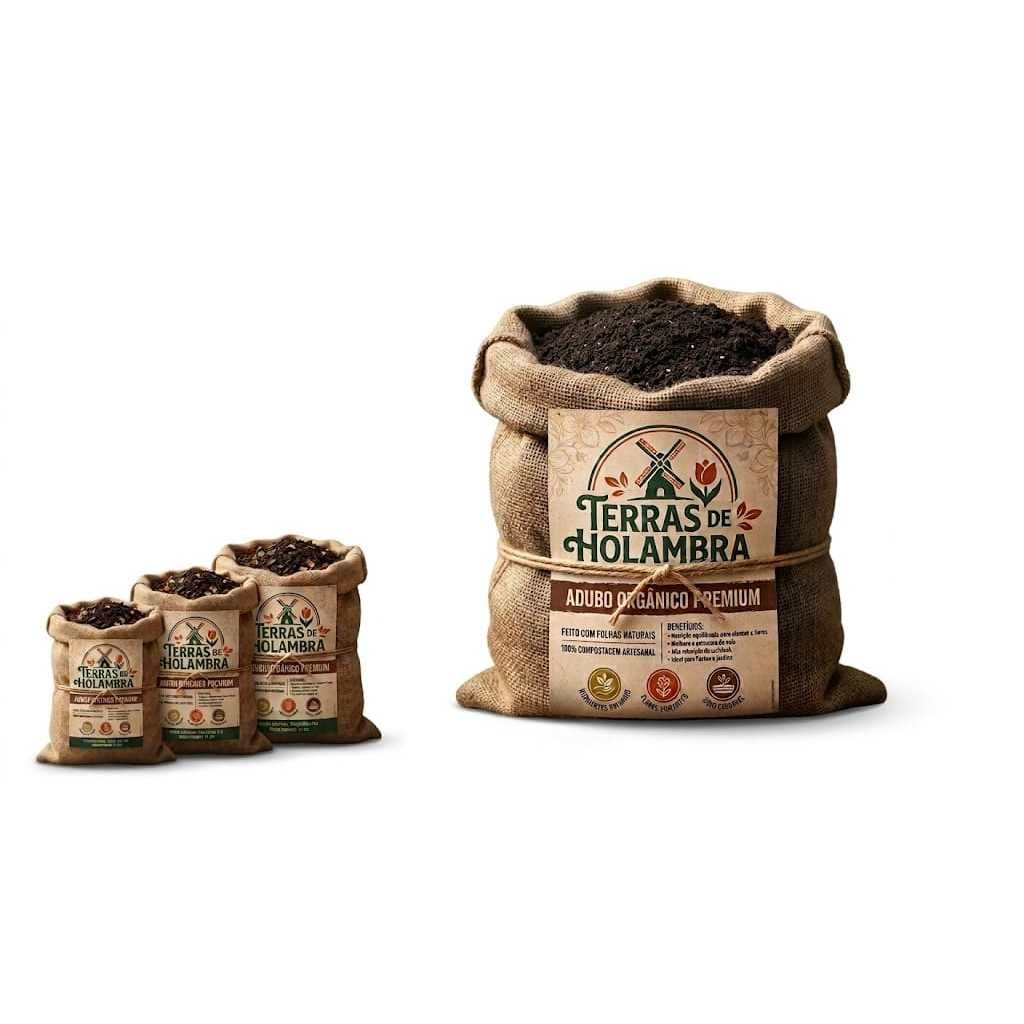 Terra Orgânica De Folhas 100% Natural Substrato Para Plantas