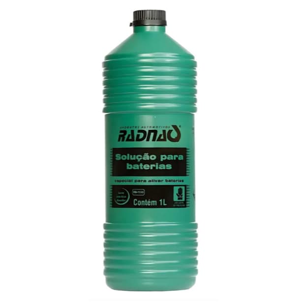 Solução de Bateria 1 Litro - RADNAQ: Melhora Condutividade Elétrica para Veículos Automotivos