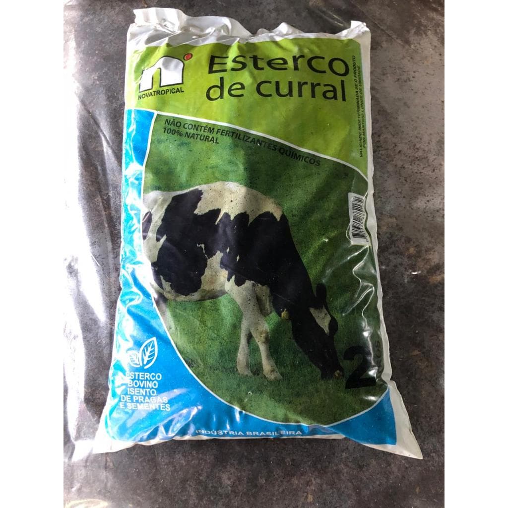ESTERCO DE CURRAL PACTE COM 10  LITROS