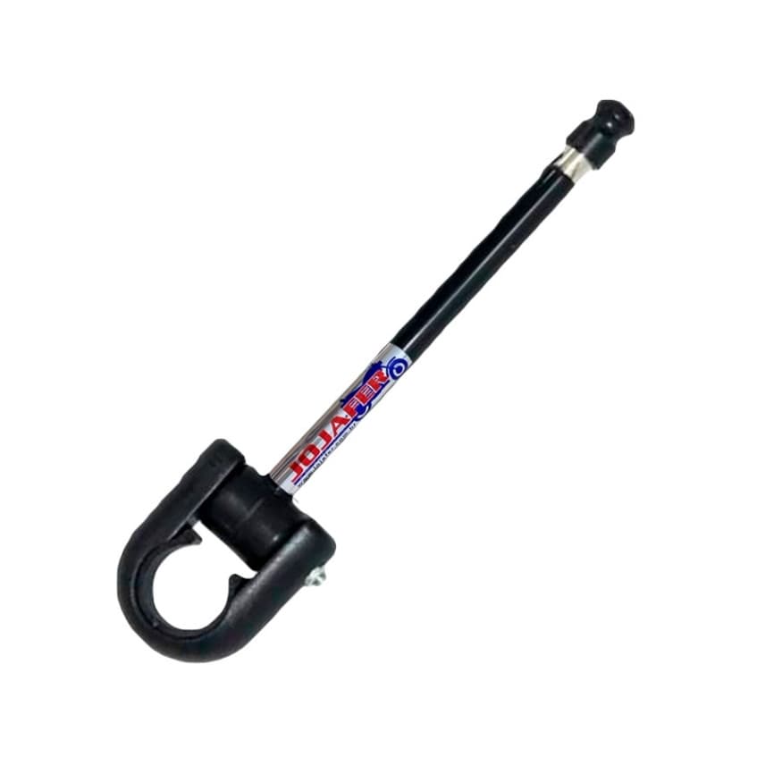 Antena Corta Pipa 6 Estagios Guidao Abrac Fibra (7/8) Preto