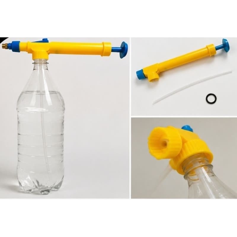 Pulverizador Manual para Garrafa Pet transforme uma garrafa PET em um prático pulverizador