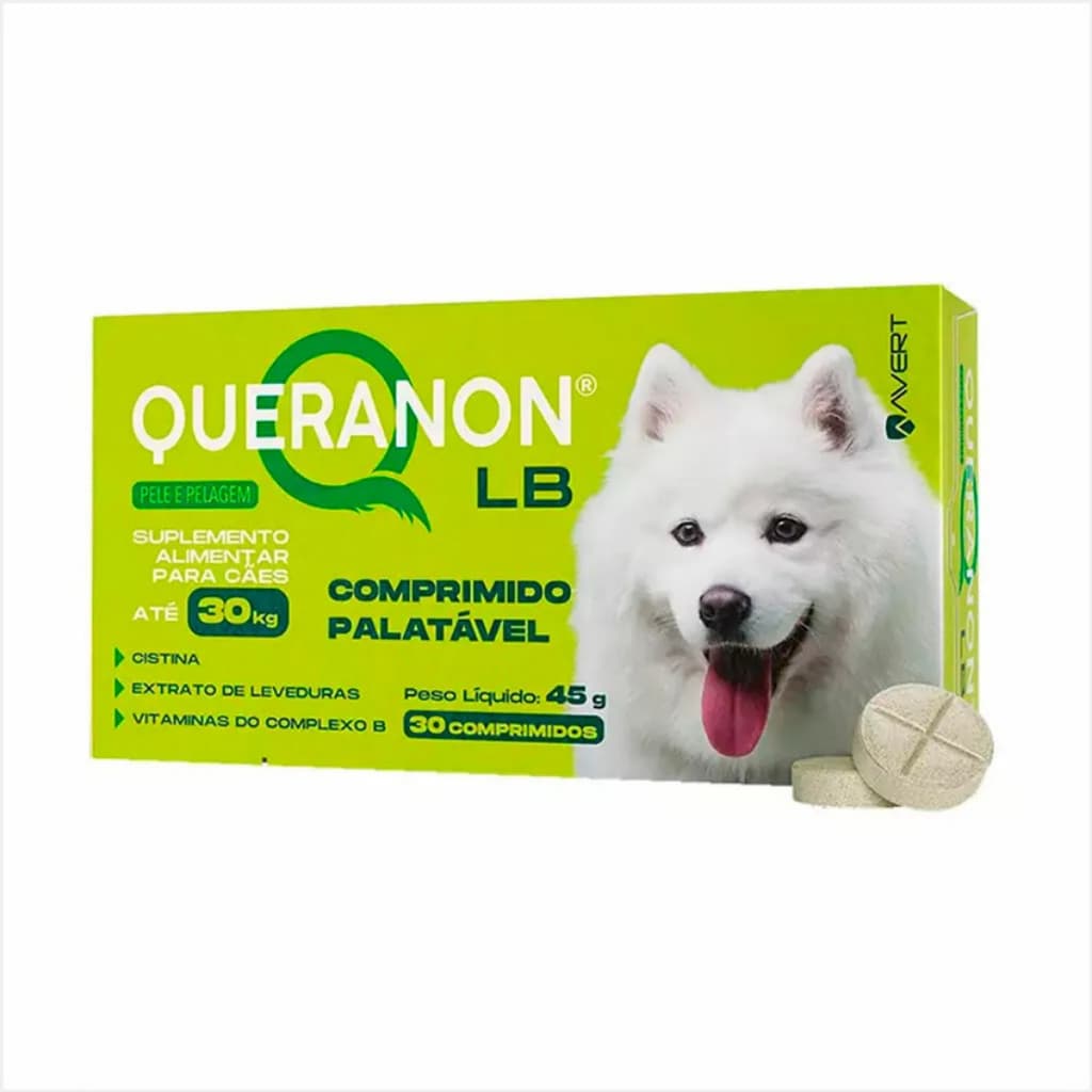Suplemento Alimentar Avert Queranon para Cães até 30 Kg