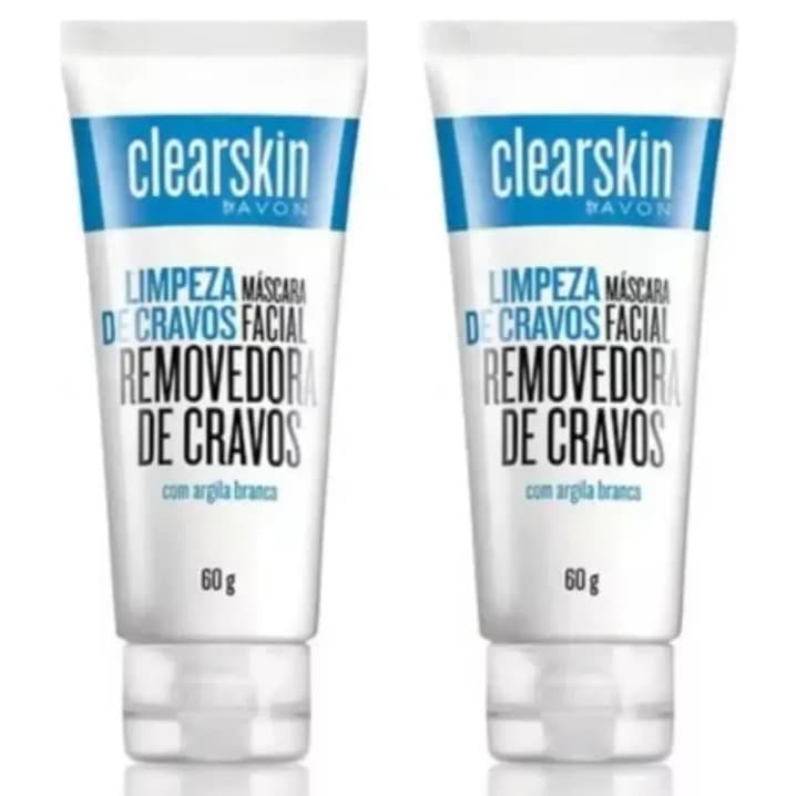 Mascara Facial Removedora de Cravos Clearskin Avon 50g