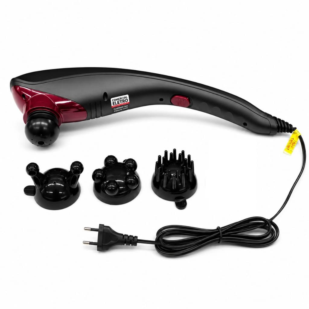 Aparelho massageador eletrico 110V portatil para relaxamento muscular alivio  dores Pós treino