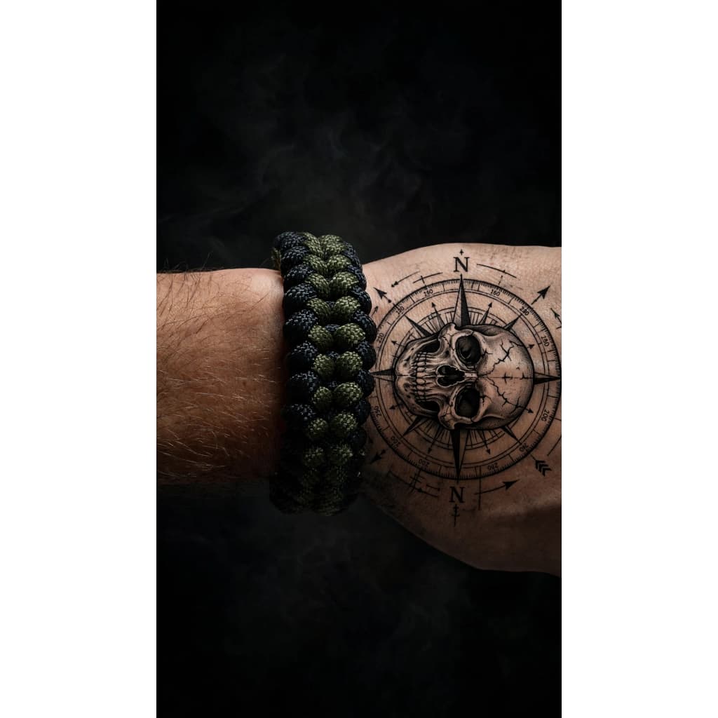 Pulseira de Paracord / Pulseira de Sobrevivencia Paracord 550 7 Filamentos