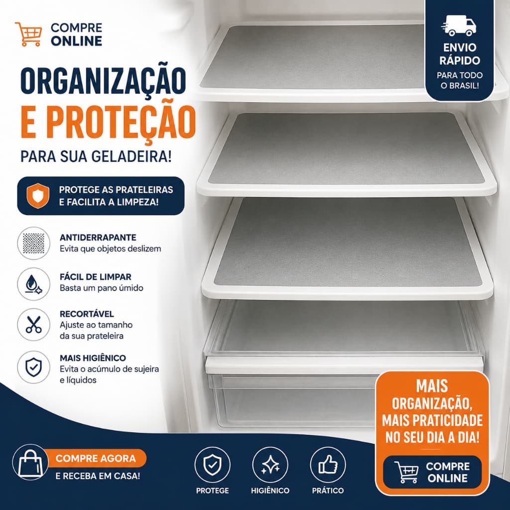 Jogo com 3 Toalhas de Geladeira PVC 46x32cm toalha de geladeira, protetor de geladeira, toalha PVC, PVC impermeável