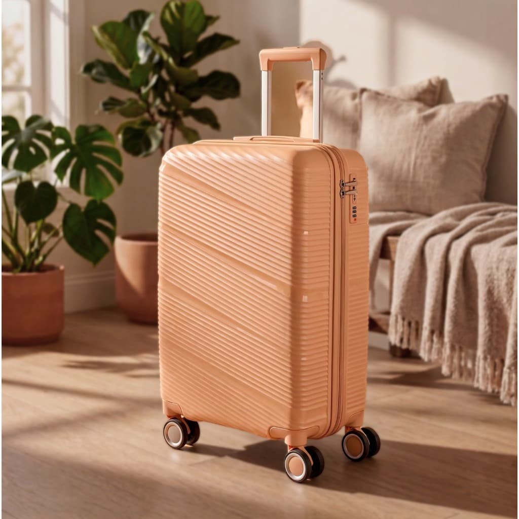 Mala de Viagem Bordo P 10KG - 12KG 58cm Polipropileno Esparta Expansível Inquebrável Rodinhas 360° c/ Cadeado TSA Avião
