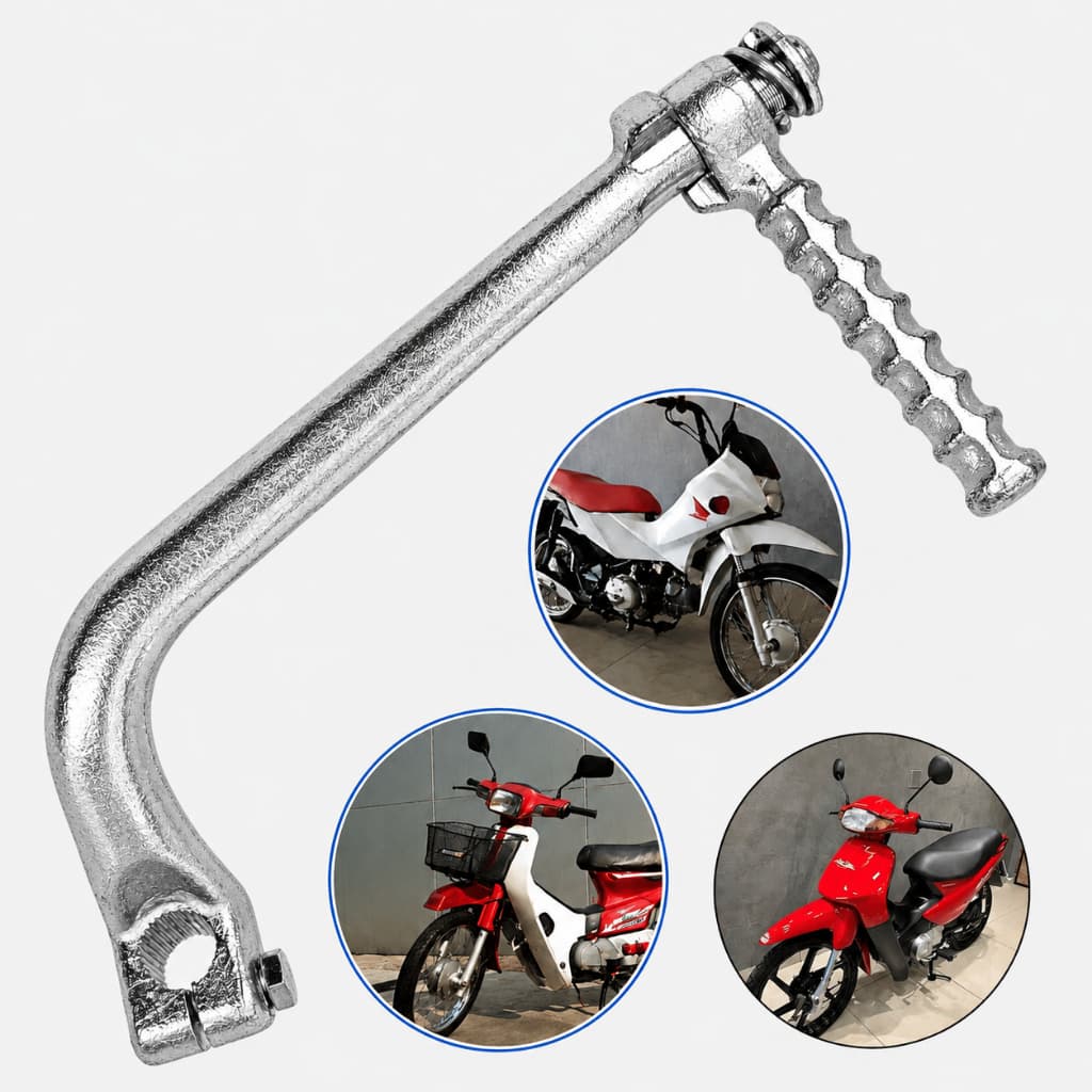 Pedal Partida Honda Biz 100 1998 a 2005 Pop 100 2007 a 2015 Dream 100 Reforçado