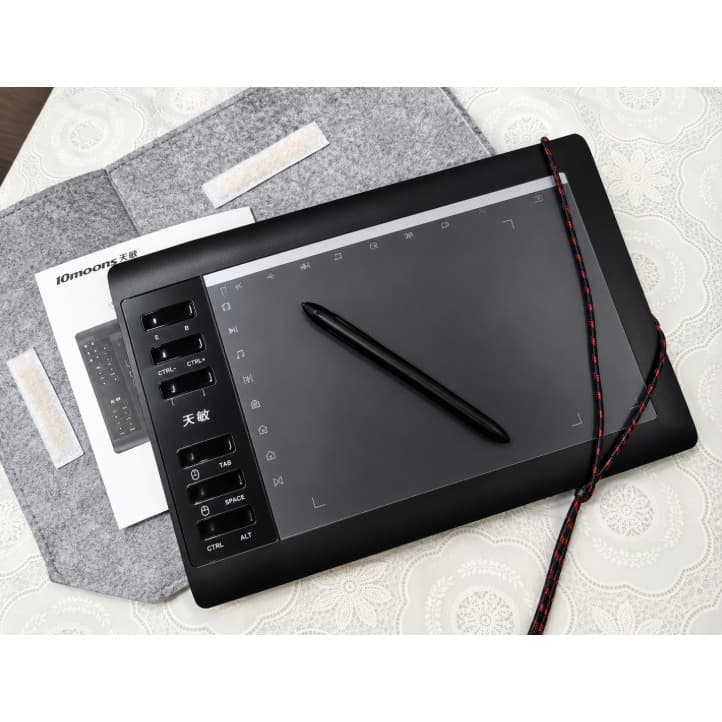 Mesa Digitalizadora 10Moons 1060 Plus com Caneta
