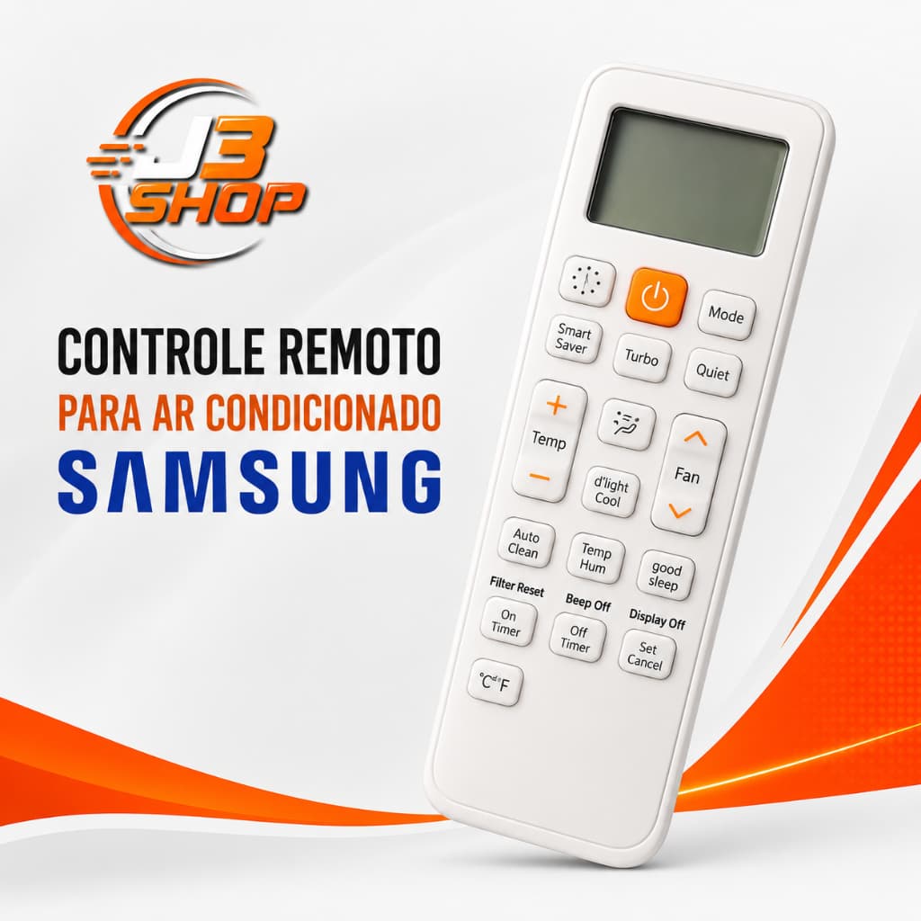 Controle Remoto Para Ar Condicionado Compatível com SAMSUNG Vírus Doctor Max Inverter