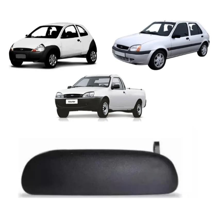 Maçaneta Externa Porta Esquerda Ford Ka Fiesta Courrier