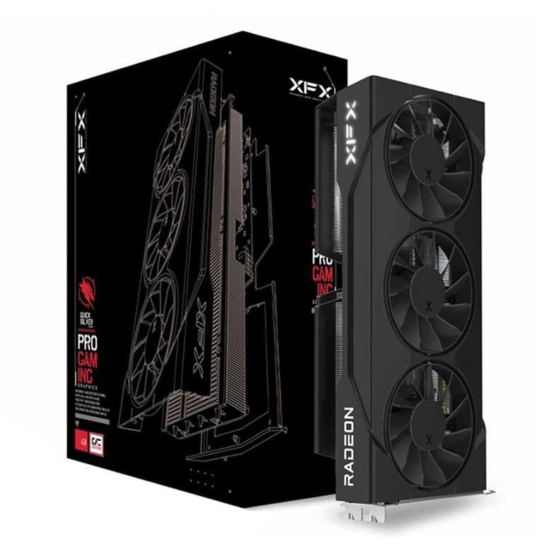 Placa de Vídeo XFX RX 9060 XT OC AMD Radeon, 16GB, GDDR6, 128bits, 20 Gbps, Triple Fan, RDNA 4 - RX-96TS316B7