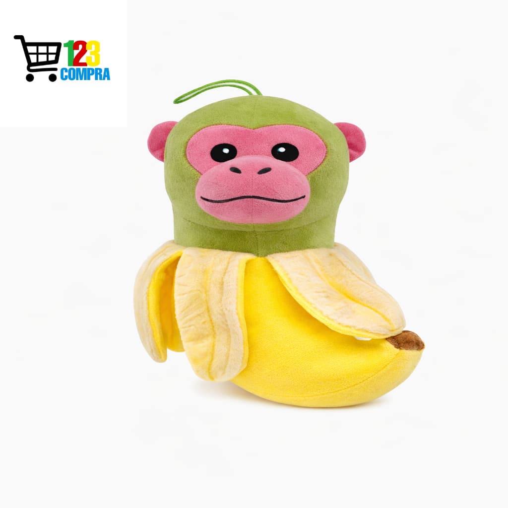 Macaco Banana de Pelúcia Chimpanzini bananini 23cm – Brinquedo Fofo, Macio e Ideal para Crianças