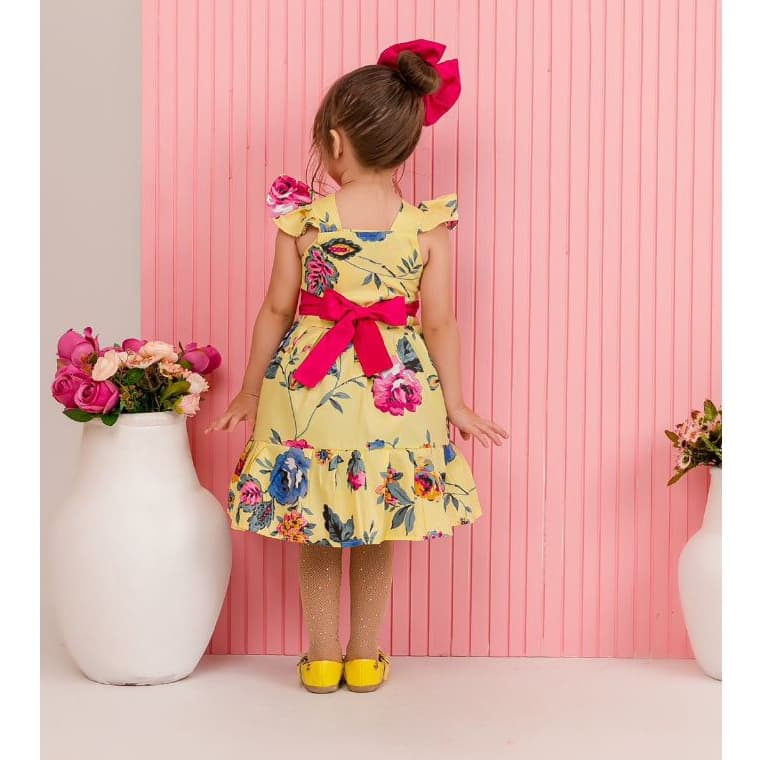 Vestido Infantil Menina | Vestido Blogueirinha 1 ANO, 2 ANOS e 3 ANOS